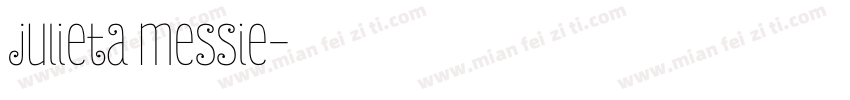 julieta messie字体转换